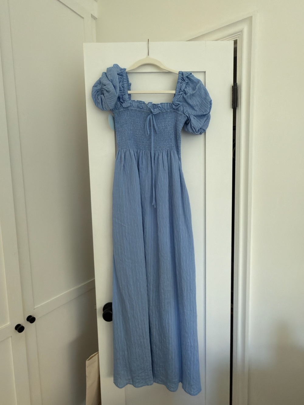 Hill House Scarlett Midi Nap Dress - XS Bluebird Tonal